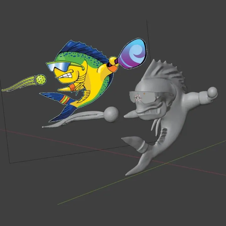 3D file preview of a custom model