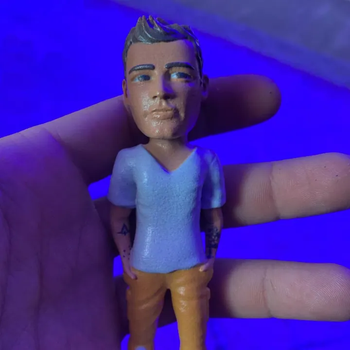 Custom 3D printed scale model of a person