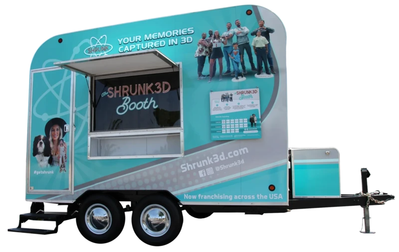 The mobile Shrunk 3D scanning booth